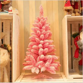 0,9 мм Розова Коледно Дърво за Дома Коледна Украса за Доставка Фестивал Вечерни Украшение