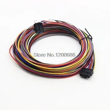 1.2 M 120 см 20PIN 20AWG P1-P1 P20-P20 Molex 3.0 серия 3.0 мм с клъстер конектор от двете страни 2x10pin 2 * 10pin теглене на кабели