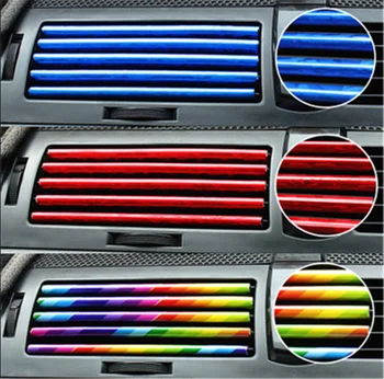 10 бр. форма на колата климатик на въздуха на изхода на декоративна ивица индивидуалност за Lexus LS460 LF-Ch LF-A IS-F LF-Xh