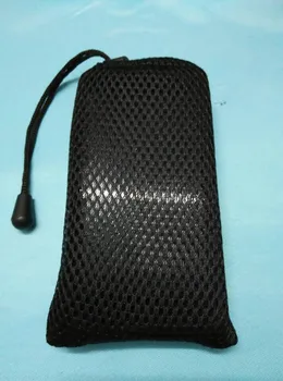 100 бр. доставка CBRL мрежести торби с завязками мрежест торбичка за бижута окото подаръчни торби, чанти с потребителски логото за слушалки чанта златар чанта