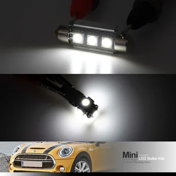 12 бр. Без грешка за Mini Cooper S Base Countryman R60 Led лампа Комплект вътрешно осветление на Помещение (2011-2013)