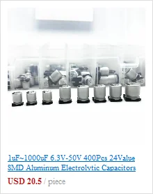 12 бр./лот 6.3 на 100 uf SMD Алуминиеви Електролитни Кондензатори с размер 5*5,4 100 uf 6,3 В