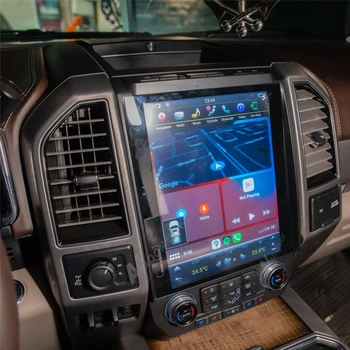 2 Din Android Радиото в автомобила на Ford F150 F250 F350-2019 Tesla Стил Мултимедиен Плеър Бърза Навигация Магнетофон
