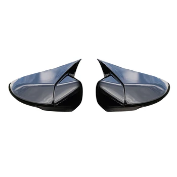2 бр. За MG MG6 17-21 Автомобилно Огледало за Обратно виждане Емблемата на Стикер за Декорация ABS Влакна Модел Огледало за Обратно виждане Защитно покритие Автомобилен Стайлинг