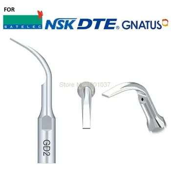 2 елемента GD2 Ултразвуков Скалер Масштабирующие Уши, подходящи за SATELEC NSK GNATUS DTE HU-FREIDY Върха на Човката Стоматологични Инструменти