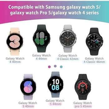 20 мм Силикон каишка За Samsung Galaxy Watch 4/5 40 44 мм Гривна За Galaxy Watch4 Classic 42 мм и 46 мм каишка/watch 5 pro 45 мм каишка