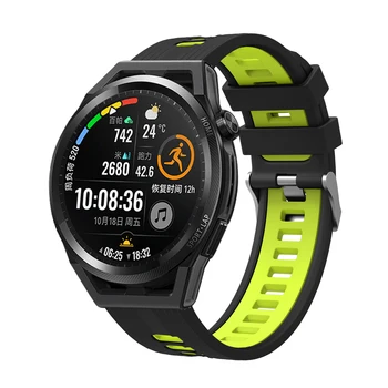 20 мм Силикон Каишка За Samsung Galaxy Watch5/5pro 44 мм 40 мм 45 мм Закопчалка От Неръждаема Стомана Гривна Huawei Watch GT3 42 мм Доставка