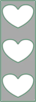 2021 AliliArts Метални Режещи Удари на Сърцето на Бленда Тънък сам Scrapbooking Фотоалбум Декоративно Щамповане на Хартиена картичка Занаяти Die
