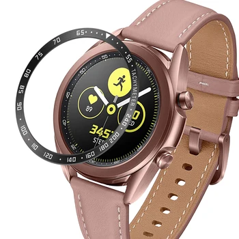 2021 Нов Панел Пръстен За Samsung Galaxy Watch 3 Със Защита От надраскване Стоманени Панели Пръстен Залепваща Делото Модни Везни Панела Пръстен 41 мм