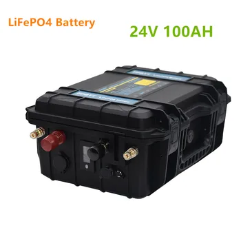 24v LiFePO4 100ah Акумулаторна батерия 24v 100ah lifepo4 една акумулаторна Литиево-железния фосфат за двигателя, двигателя, слънчева енергия, инвертор