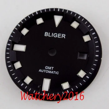 32,5 мм Часовник с циферблат BLIGER са подходящи за 2836 2824 2813 3804 Механизъм серия Miyota 82