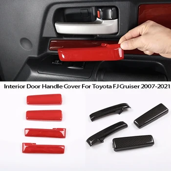 4 бр. Автомобилна Вътрешна Врата копчето, Наслагване на Вратите Етикети за Toyota FJ Cruiser 2007-2021