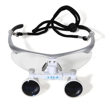 4 Цвят 3,5 X 420 mm Хирургически Бинокулярна Стоматологични Лупи Supilies Лупа Очила Стоматологично Оборудване