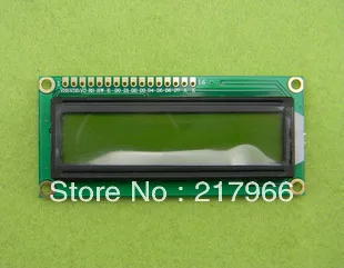 5 бр. X LCD1602 LCD дисплей 1602 Жълт и зелен екран с подсветка LCD дисплей, LCD-1602-5V