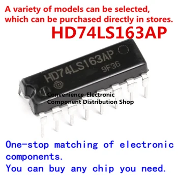 5 бр./ опаковане. Директно се включат в HD74LS163AP, четырехразрядный двоичен синхронно брояч почистване на DIP-16 могат да бъдат произведени