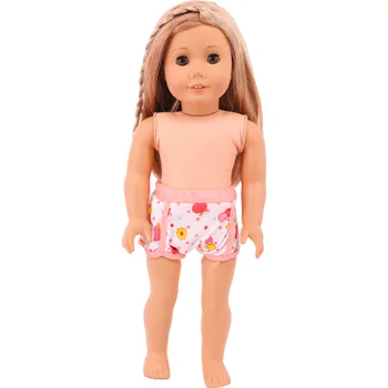 8 Комплект Гащички с Принтом, Модни стоп-моушън Облекло За Кукли от 18 инча и Кукли 43 см и Нова Кукла Reborn Baby Поколение, Играчки за Момичета за Рожден Ден, Подаръци