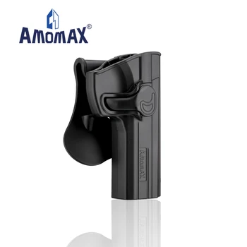 Amomax Level II Тактически Кобур за Пистолет, Подходяща CZ 75 SP-01 за Обучение на Стрелба за Лов |Колан | Адаптер за ниска кола