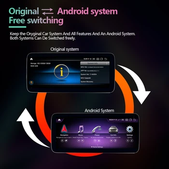 Android 11 CarPlay 6 + 128 GB За Mercedes Benz GLE Class 2016 ~ 2020 Автомобилен Мултимедиен Плейър GPS Navi Стерео WiFi 4G IPS Сензорен Екран
