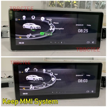 Android 12 4 GB 64 GB За Audi A6 C7 2011 ~ 2018 MMI Автомобилен Мултимедиен Плейър Авто Радио GPS Навигация HD Сензорен Екран