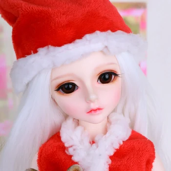 BJD кукла SD кукла Коледен комплект 1/4 момиче детски дрехи може да бъде конфигуриран по индивидуален размер