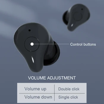Bluetooth Безжични Слушалки Слухови Апарати От Висок Клас Усилвател На Звука Интелигентен Акумулаторна Слухов Апарат За Глухота Fone