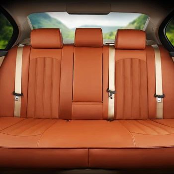 CARTAILOR Потребителски Седалките на Ford Mustang-2019 Калъф за столче за кола от Телешка кожа и Изкуствена Кожа, Аксесоари за Седалки, 10 бр/компл.