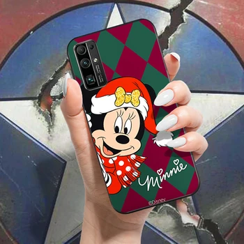Disney Мики Маус Бод За Huawei Honor 30 PRO Калъф За Телефон Коренно Седалките Течен Силиций Рамка Пълна Защита Отзад