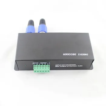 DMX512 led декодер, DMX512 сигнал RGB RGBW led контролер, DC12-24V 8A * 3 Канала RGB, 8A * 4 канала RGBW, безплатна доставка