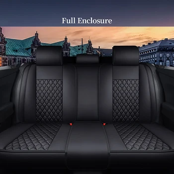 HeXinYan Кожени Универсални калъфи за автомобилни седалки BYD всички модели FO G5 G6 S6 F3 SURUI SIRUI L3 F6 G3 M6 S7 E5 E6 Чин автостайлинг