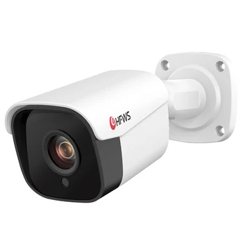 HFWS H. 265 Hd 1080P 2Mp Аудио Видео Onvif Видеонаблюдение Ip Камера Poe Външна Водоустойчива IR P2P Домашна Камера за наблюдение на закрито
