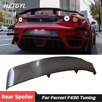 HM Стил Въглеродни Влакна Материал на Задния Спойлер на Багажника Крило За Ferrari F430 Тунинг 2013-2016