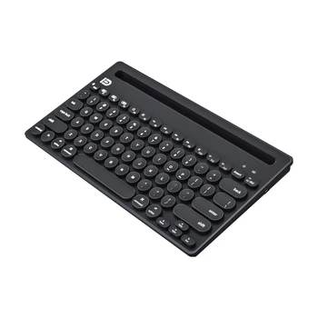 Ik3381m богат на функции портативна Bluetooth клавиатура, кръгли клавишите на пишеща машина РР, съвместима с таблети, преносими мобилни телефони