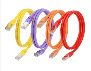 Jul426 Мрежов кабел шеста категория на домашна високоскоростна мрежа cat6 gigabit 5G бърза компютърна изпращане на съединителната скок