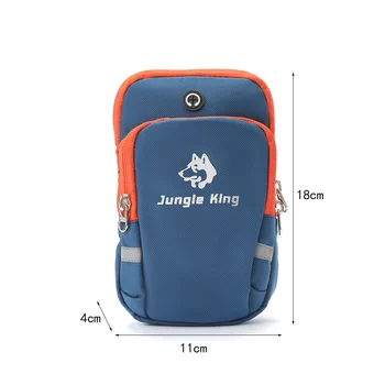 JUNGLE KING CY03 Нова градинска чанта за мобилен телефон за бягане, мъжки и дамски спортни сакове за джогинг, фитнес маратон, лентата за бягане