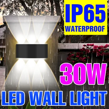LED Вътрешен Стенен монтаж Лампа Открит Водоустойчива IP65, с монтиран на стената Лампа-Сутиени За Хола Стълба Спалня с Шкафове Градински Декоративни Светлини