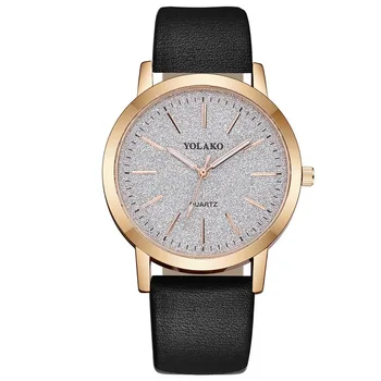 MOONBIFFY Дамски часовници маркови луксозни модни дамски часовници Кожени Часовници дамски кварцов часовник montre femme
