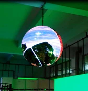 P4.8 мм пълноцветен rgb led топка с гъвкав сферическим led дисплей сферическим