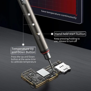 Qianli МЕГА-IDEA Бързо Зареждане на Нано Електрически Поялник 20 W 100-450 ℃ Бързо Загряване USB Поялник Набор от Инструменти За Ремонт на BGA