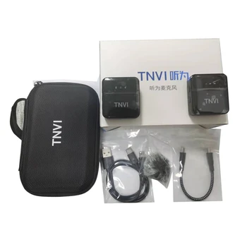 TNVI Преносим Безжичен Петличный Микрофон Система за Интервю видео блог Запис на Живо за iPhone Android iPad Мини Камера Микрофон (ТИП A)
