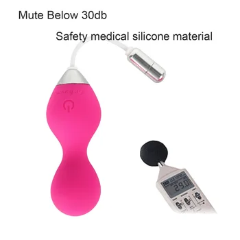 USB Заредени Топки на Кегел Влагалището Плътно Упражнение 10 Способи за Дистанционно Управление Безжичен Вибриращи Вагинални Топчета Любов Вибратор Яйце Секс Играчки