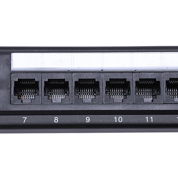 UTP 24 Порта, Rj-45, Премина Панел-Часова Кабел за Монтиране на Стена Конектор-Часова Инструмент Ethernet Lan Мрежов Адаптер CAT6