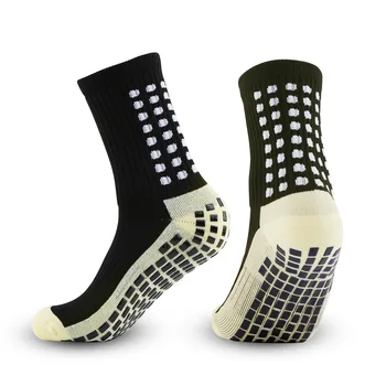 WYXCEN 1 двойка нескользящих чорапи със средна дължина, с квадратна фрикционным дебела кожа дъното баскетболни и Футболни чорапи, спортни чорапи за бягане