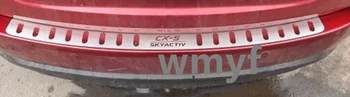 Автомобилен Стайлинг За Mazda CX-5 CX5 2017-2021 задни стайлинг ЗАДЕН ВЪНШЕН БРОНЯ ЗАЩИТНА ПОДПЛАТА НА ПРАГА на ТАМПОН НА НАКЛАДКУ АКСЕСОАРИ