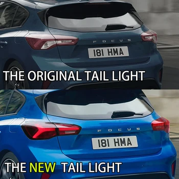 Автомобилен фенер, задните светлини за 2019 2020 FOCUS, led задни фенер, подходящ за по-ниските версии хечбек, поворотник тип параход