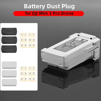 Акумулаторна Пылезащитная Накрайник за DJI Mini Pro 3 Порт кабел за зареждане на Защитно покритие Дрона Защитния Капак на Батерията Аксесоари