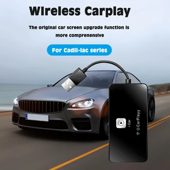 Безжична автомагнитола Carplay Box с подкрепата 4.4 IOS10 и по-горе, за Cadillac CT6 CT5 XT4 XT5 XT6 Android ICar Smart Box