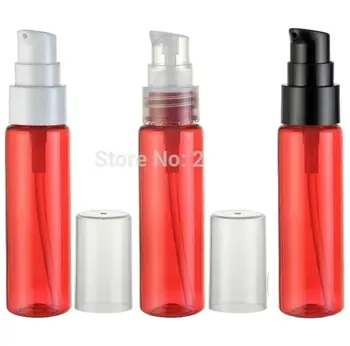 бутилка червена пластмасова бутилка или бутилки лосион 30ml или боттер тоалетна вода с помпа форма на птичи устата