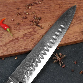 В присъствието на производители 8-инчов 67-слойный нож от дамасской стомана VG10 готвач, домакински японски кухненски нож е най-добрият подарък