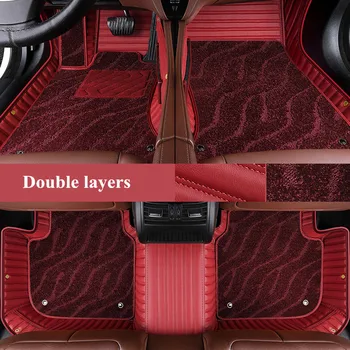 Високо качество! Потребителски специални автомобилни стелки за Mitsubishi Outlander 5 места 2022 водоустойчив двуслойни килими, Безплатна доставка