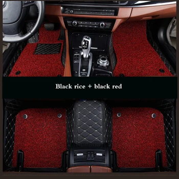 Висококачествени кожени автомобилни стелки за audi A3 sportback A1 A2 A4 A6 A8 Q3 Q5 Q7 автоаксесоари килим кола